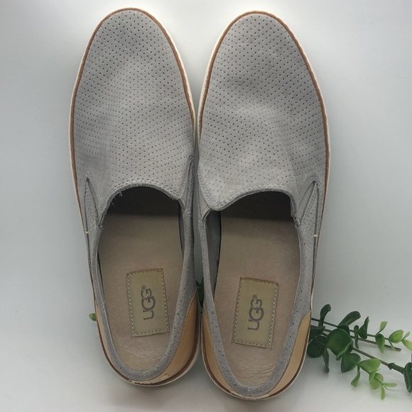 Ugg Abies Perforated Slip On Sneaker Dusk Suede-size 8.5 - Picture 3 of 8